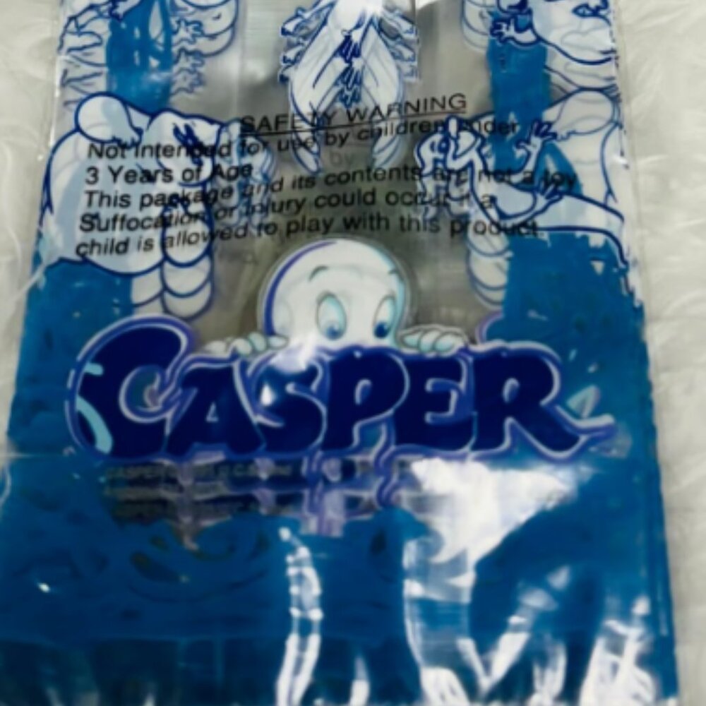 1 Rare Discontinued Casper Cellophane Bags 20ct - Picture 3 of 3